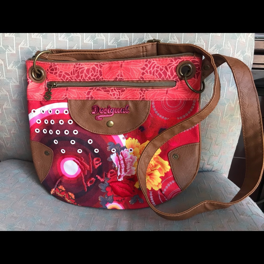 Desigual Brooklyn Tropicana Messenger Shoulder Bag